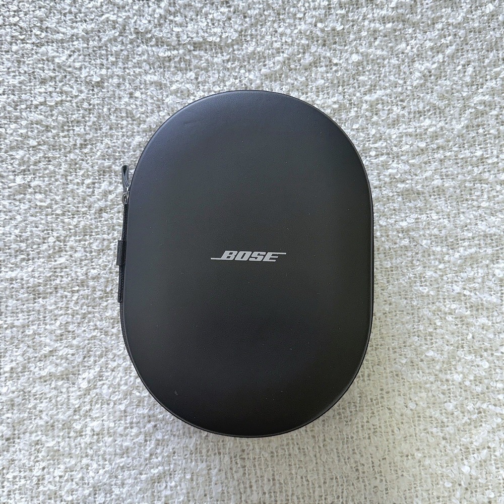 Bose Headphones Hard Carrying Case Black Zipper Replacement Case Only